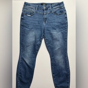 Women’s Judy Blue Skinny Fit Stretch Blue Jeans, Size 18W, Regular Length